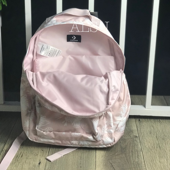 NWT Converse Go Backpack Barely Rose W AUTHENTIC - Picture 7 of 8